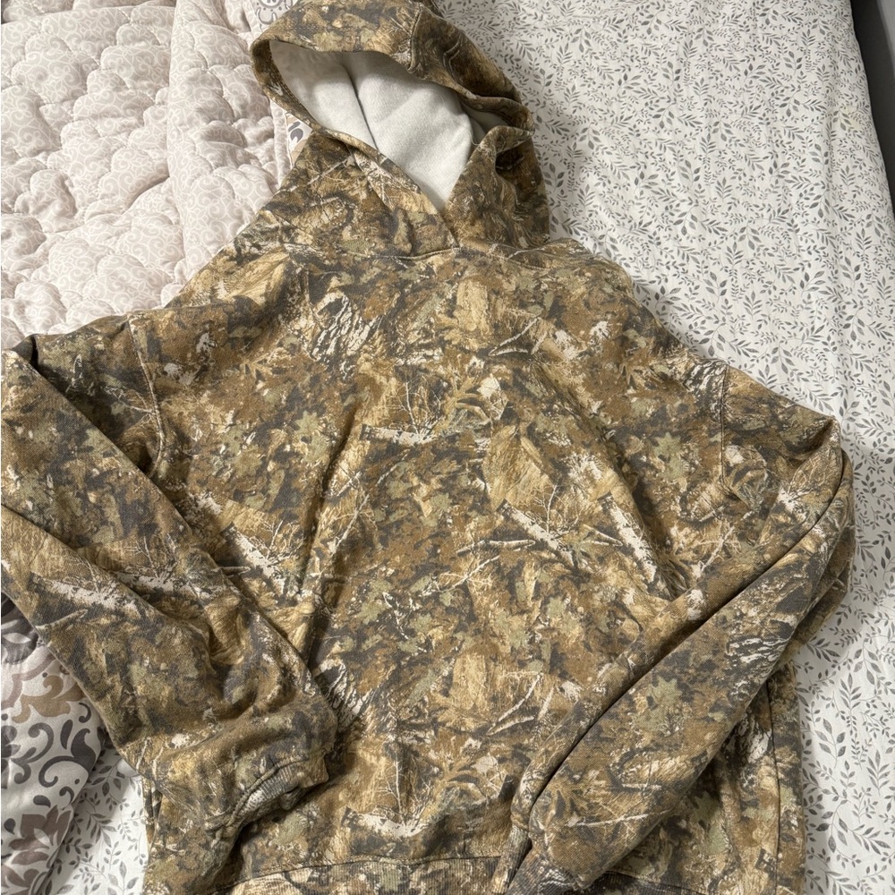 Camouflage Hooded Sweatshirt